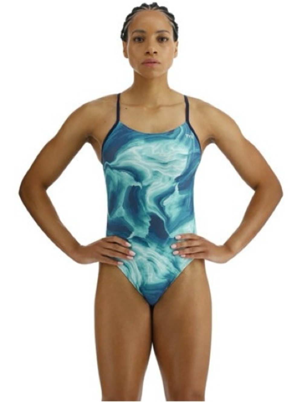 NWT TYR Mezio Cut Out Swimsuit 💚💙